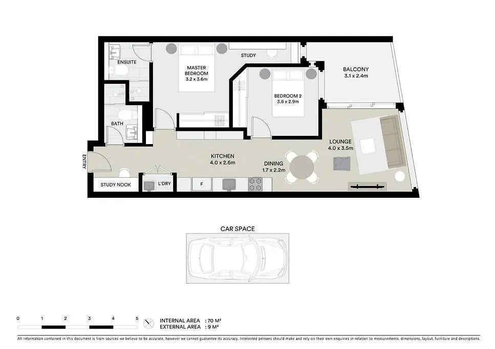 Luxe 2Bed/2Bath/Park In Newstead Apartment Brisbane Australia